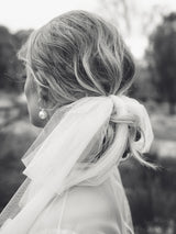 SILKY TULLE BOW/TIE
