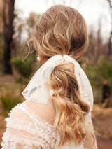 SILKY TULLE BOW/TIE