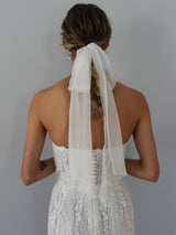 CHIFFON BRIDAL BOW/TIE